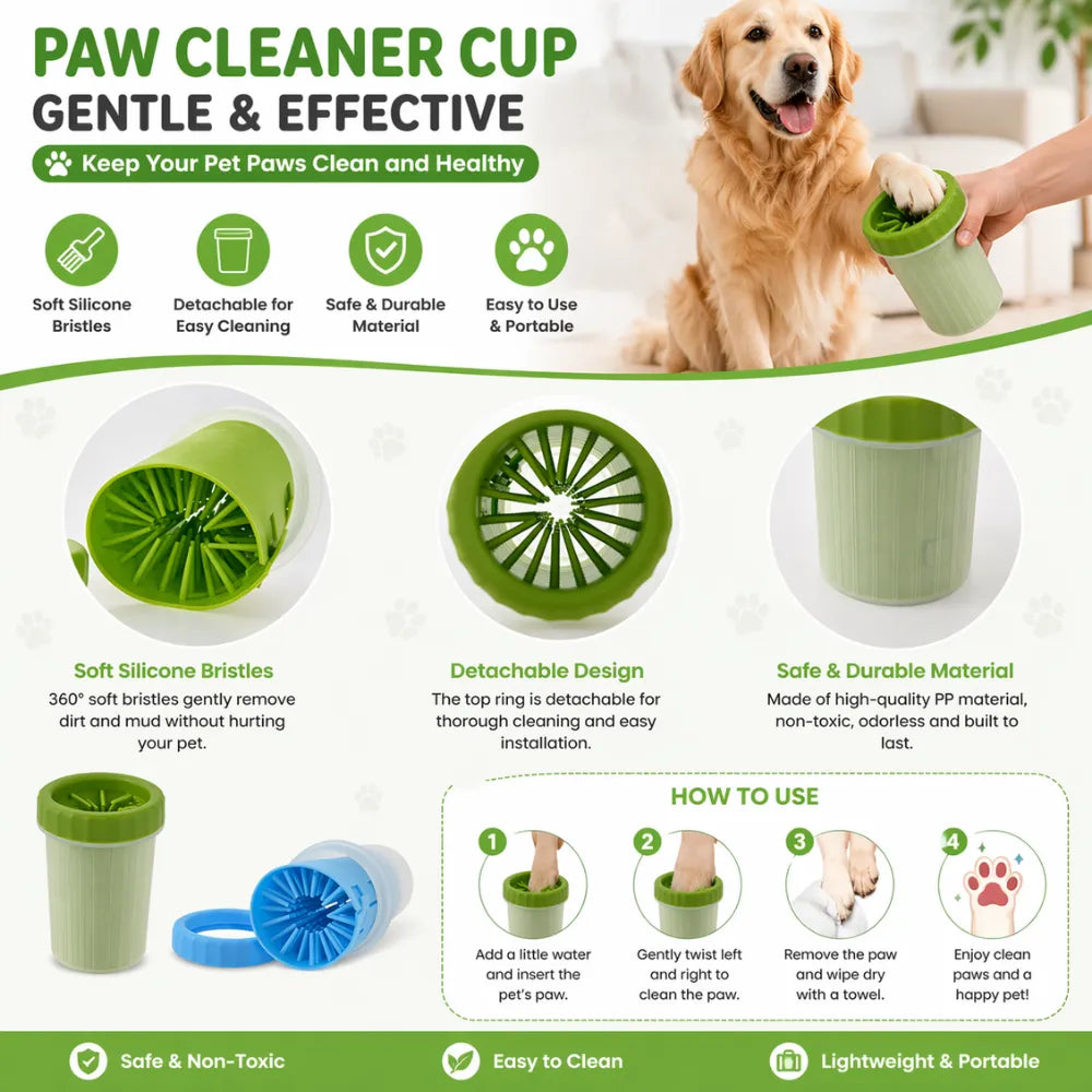 Dog Silicone Paw Cleaner